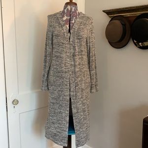 Hello Mello Heather Grey Long Cardigan